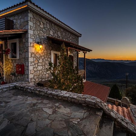 Rock Dandy Deluxe Chalet In Arachova - Delphi, Sauna, Prv Parking, Amazing View Luaran gambar