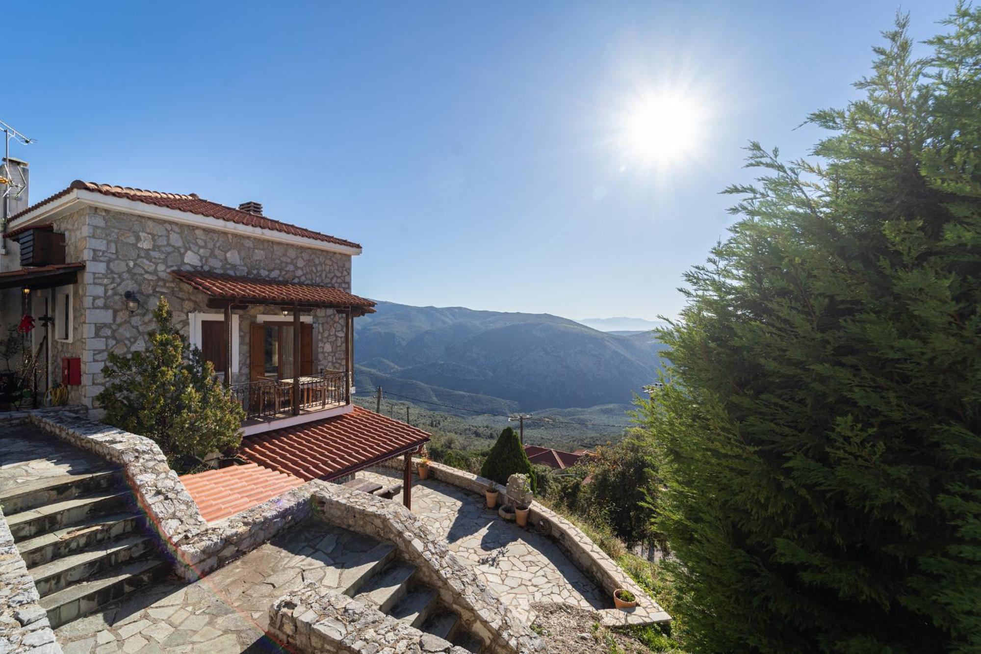 Rock Dandy Deluxe Chalet In Arachova - Delphi, Sauna, Prv Parking, Amazing View Luaran gambar