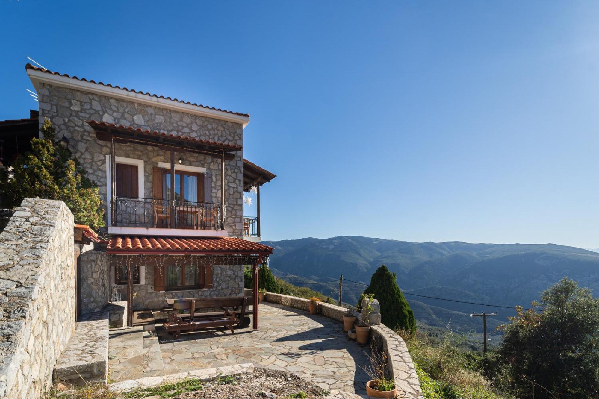 Rock Dandy Deluxe Chalet In Arachova - Delphi, Sauna, Prv Parking, Amazing View Luaran gambar