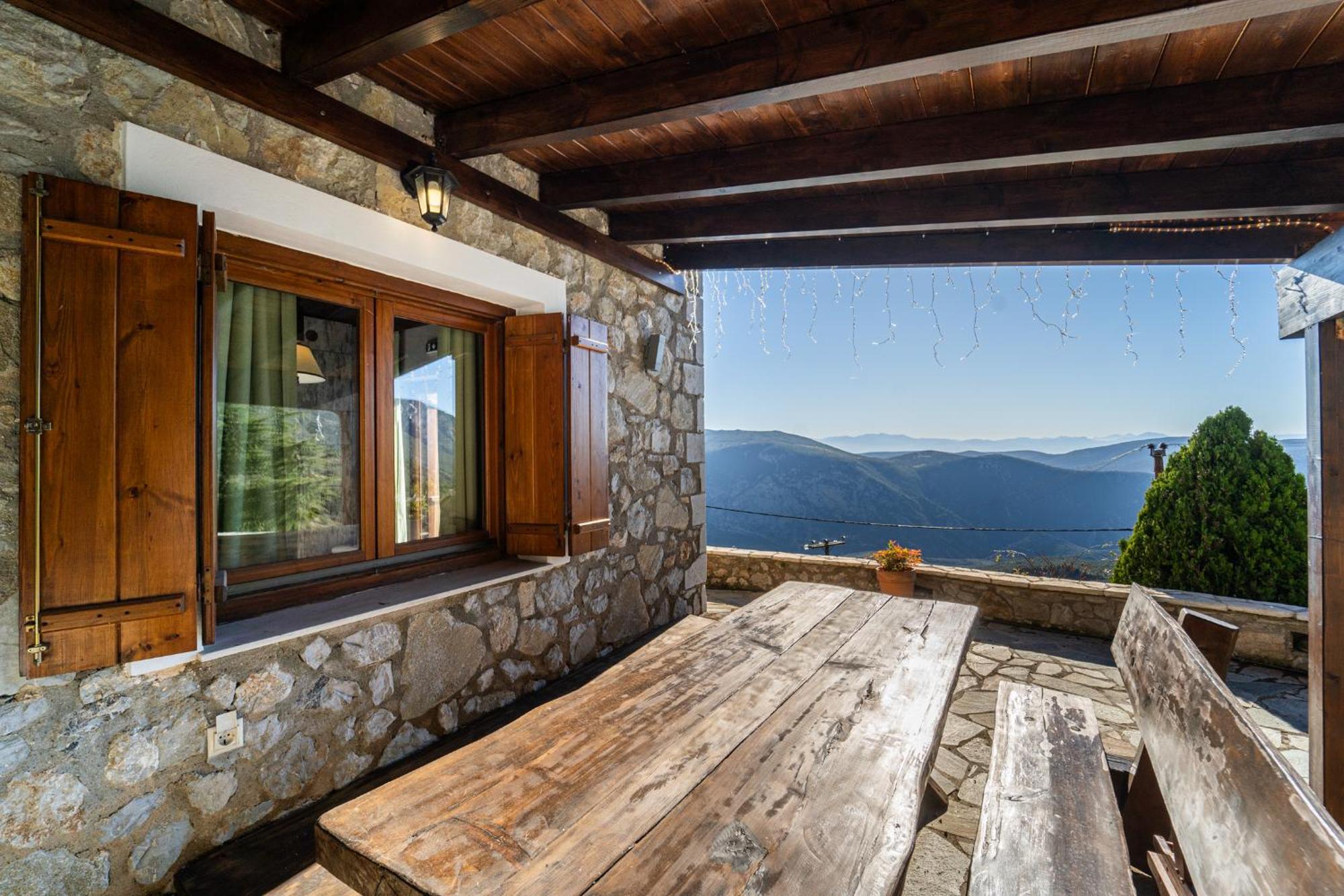 Rock Dandy Deluxe Chalet In Arachova - Delphi, Sauna, Prv Parking, Amazing View Luaran gambar