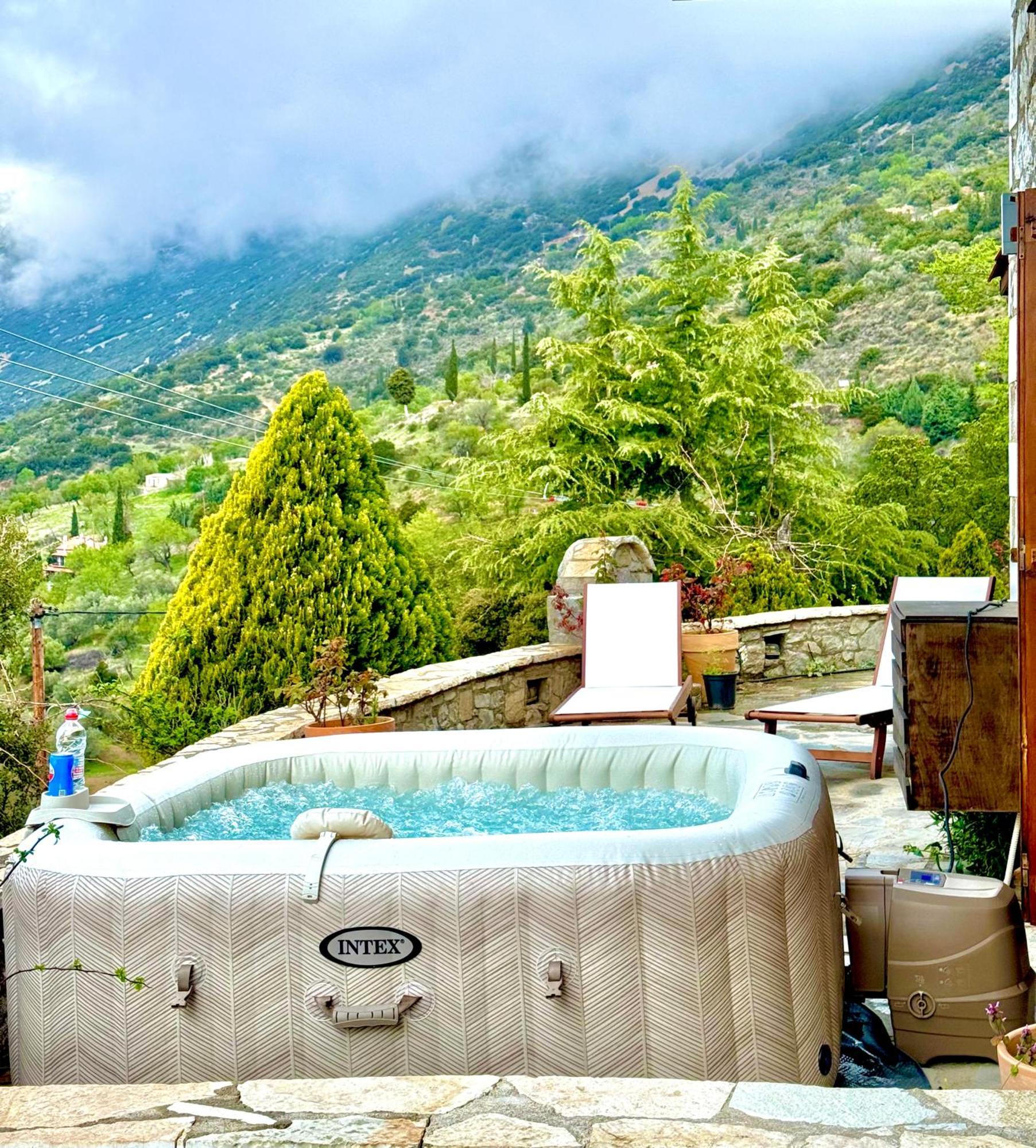 Rock Dandy Deluxe Chalet In Arachova - Delphi, Sauna, Prv Parking, Amazing View Luaran gambar